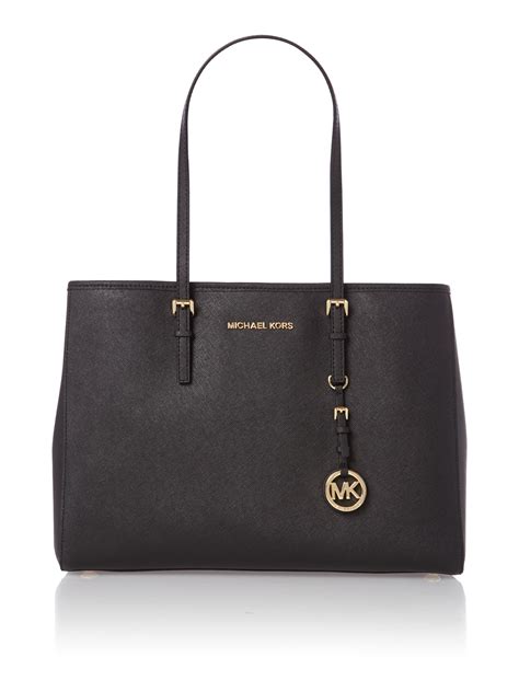 michael kors 3in1 schwarz jet set gold|Jet Set Travel Medium Top.